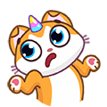 Sticker unicorn-cat