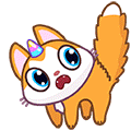 Sticker unicorn-cat