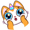 Sticker unicorn-cat