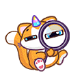 Sticker unicorn-cat