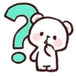 Sticker milk-mocha-bear