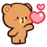 Sticker milk-mocha-bear