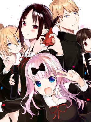 Kaguya-sama wa Kokurasetai – Tensai-tachi no Renai Zunousen için kapak görseli