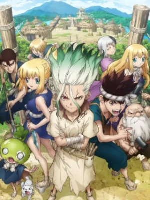 Dr. Stone için kapak görseli